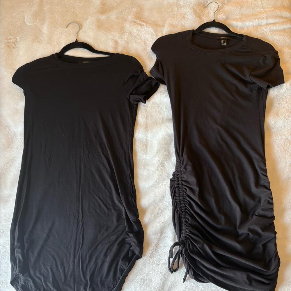 Forever 21 Black Mini Dress Set